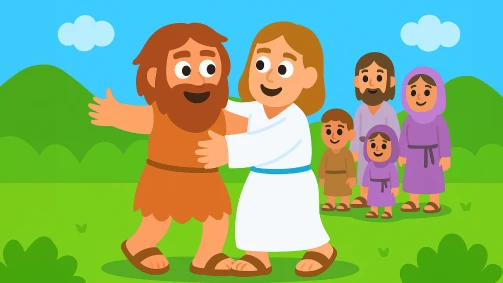 Jacob and Esau Reunite